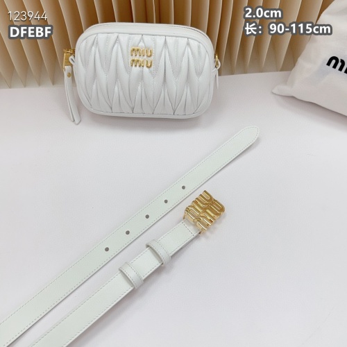 Cheap MIU MIU AAA Quality Belts For Women #1222105 Replica Wholesale [$98.00 USD] [ITEM#1222105] on Replica MIU MIU AAA Quality Belts