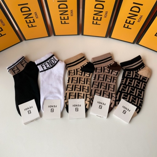 Cheap Fendi Socks #1222148 Replica Wholesale [$27.00 USD] [ITEM#1222148] on Replica Fendi Socks