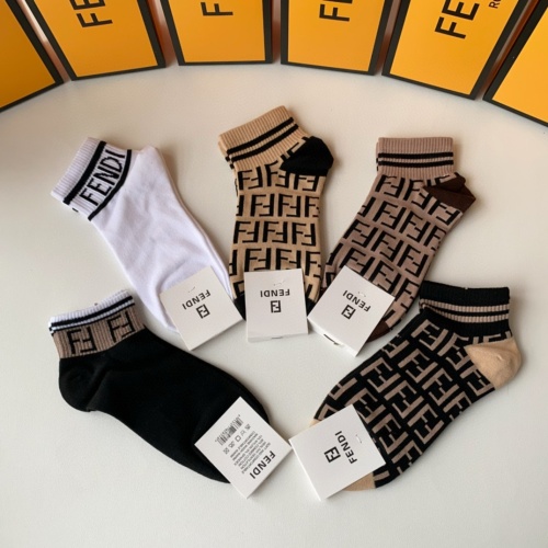 Cheap Fendi Socks #1222148 Replica Wholesale [$27.00 USD] [ITEM#1222148] on Replica Fendi Socks