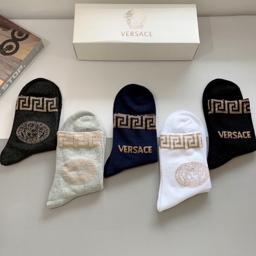 Cheap Versace Socks #1222187 Replica Wholesale [$27.00 USD] [ITEM#1222187] on Replica Versace Socks