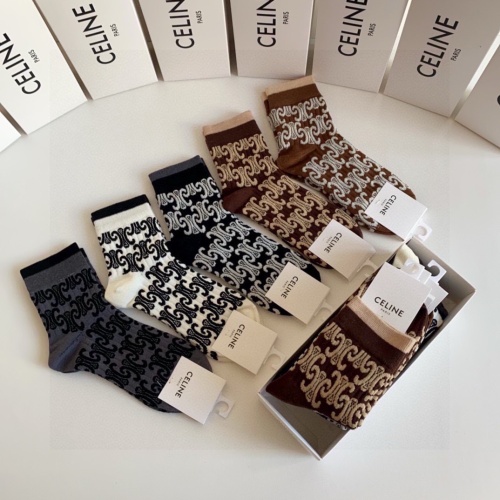 Cheap Celine Socks #1222301 Replica Wholesale [$25.00 USD] [ITEM#1222301] on Replica Celine Socks