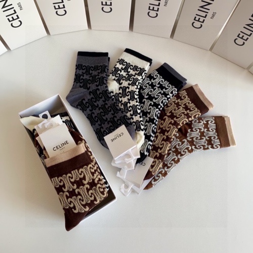 Cheap Celine Socks #1222301 Replica Wholesale [$25.00 USD] [ITEM#1222301] on Replica Celine Socks