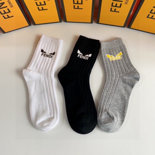 Cheap Fendi Socks #1222312 Replica Wholesale [$32.00 USD] [ITEM#1222312] on Replica Fendi Socks