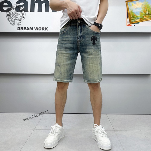 Cheap Chrome Hearts Jeans For Men #1222431 Replica Wholesale [$40.00 USD] [ITEM#1222431] on Replica Chrome Hearts Jeans