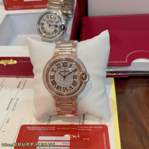 Cheap Cartier AAA Quality Watches In Rose Gold For Women #1222448 Replica Wholesale [$155.00 USD] [ITEM#1222448] on Replica Cartier AAA Quality Watches