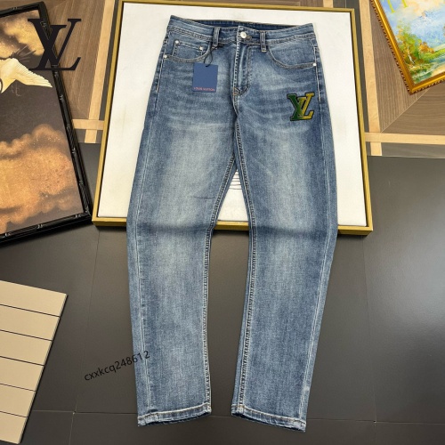 Cheap Louis Vuitton LV Jeans For Men #1222457 Replica Wholesale [$48.00 USD] [ITEM#1222457] on Replica Louis Vuitton LV Jeans