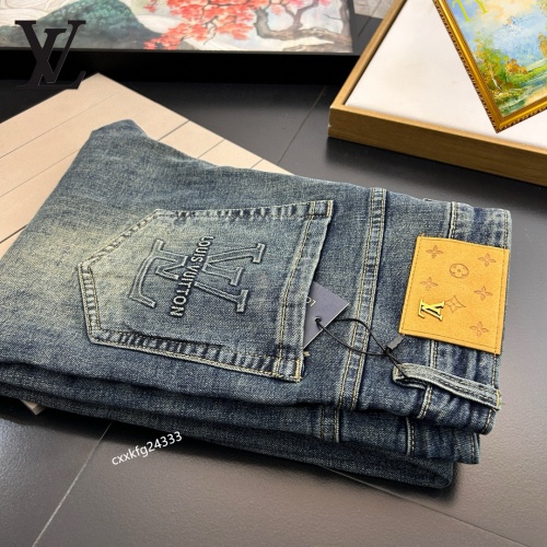 Cheap Louis Vuitton LV Jeans For Men #1222498 Replica Wholesale [$48.00 USD] [ITEM#1222498] on Replica Louis Vuitton LV Jeans