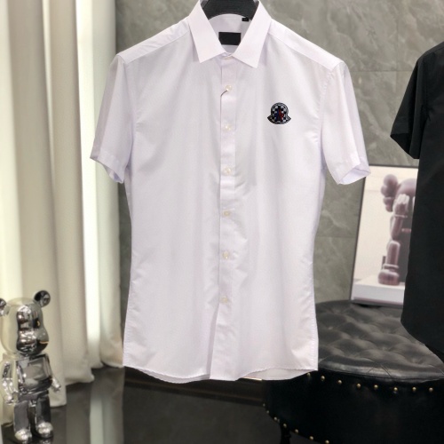 Cheap Moncler Shirts Short Sleeved For Men #1222499 Replica Wholesale [$38.00 USD] [ITEM#1222499] on Replica Moncler Shirts