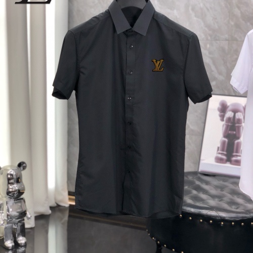 Cheap Louis Vuitton LV Shirts Short Sleeved For Men #1222502 Replica Wholesale [$38.00 USD] [ITEM#1222502] on Replica Louis Vuitton LV Shirts