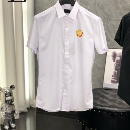 Cheap Louis Vuitton LV Shirts Short Sleeved For Men #1222513 Replica Wholesale [$38.00 USD] [ITEM#1222513] on Replica Louis Vuitton LV Shirts