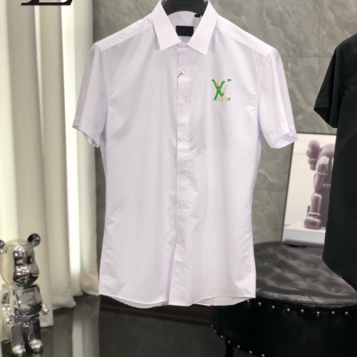 Cheap Louis Vuitton LV Shirts Short Sleeved For Men #1222515 Replica Wholesale [$38.00 USD] [ITEM#1222515] on Replica Louis Vuitton LV Shirts