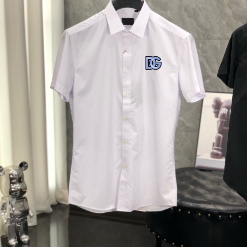 Cheap Dolce &amp; Gabbana D&amp;G Shirts Short Sleeved For Men #1222521 Replica Wholesale [$38.00 USD] [ITEM#1222521] on Replica Dolce &amp; Gabbana D&amp;G Shirts