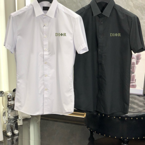 Cheap Christian Dior Shirts Short Sleeved For Men #1222529 Replica Wholesale [$38.00 USD] [ITEM#1222529] on Replica Christian Dior Shirts