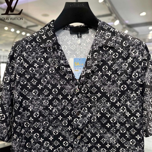 Cheap Louis Vuitton LV Tracksuits Short Sleeved For Men #1222552 Replica Wholesale [$72.00 USD] [ITEM#1222552] on Replica Louis Vuitton LV Tracksuits