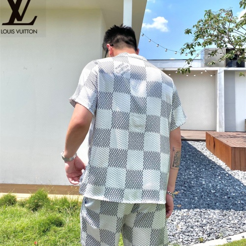 Cheap Louis Vuitton LV Tracksuits Short Sleeved For Men #1222555 Replica Wholesale [$72.00 USD] [ITEM#1222555] on Replica Louis Vuitton LV Tracksuits