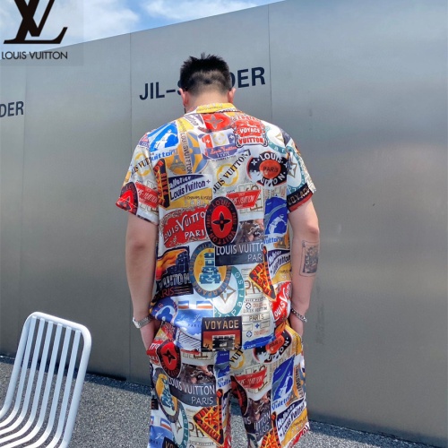 Cheap Louis Vuitton LV Tracksuits Short Sleeved For Men #1222563 Replica Wholesale [$72.00 USD] [ITEM#1222563] on Replica Louis Vuitton LV Tracksuits