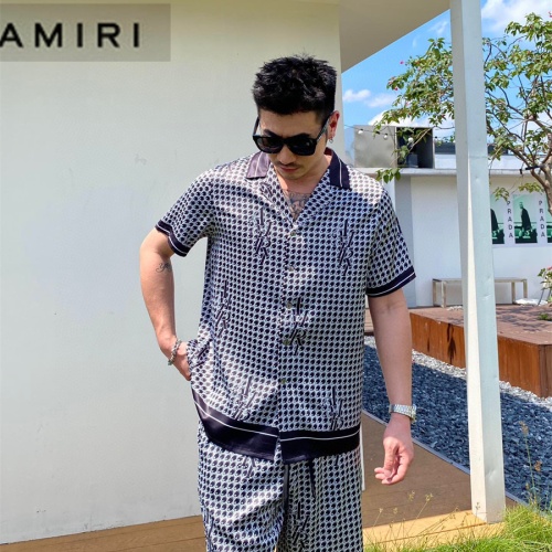 Cheap Amiri Tracksuits Short Sleeved For Men #1222571 Replica Wholesale [$72.00 USD] [ITEM#1222571] on Replica Amiri Tracksuits