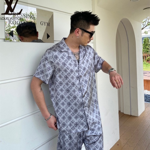 Cheap Louis Vuitton LV Tracksuits Short Sleeved For Men #1222574 Replica Wholesale [$72.00 USD] [ITEM#1222574] on Replica Louis Vuitton LV Tracksuits