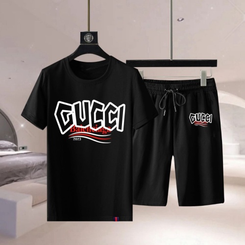 Cheap Gucci Tracksuits Short Sleeved For Men #1222599 Replica Wholesale [$68.00 USD] [ITEM#1222599] on Replica Gucci Tracksuits