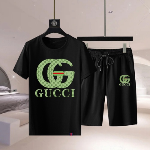 Cheap Gucci Tracksuits Short Sleeved For Men #1222609 Replica Wholesale [$68.00 USD] [ITEM#1222609] on Replica Gucci Tracksuits