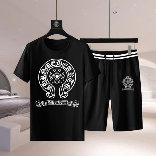 Cheap Chrome Hearts Tracksuits Short Sleeved For Men #1222634 Replica Wholesale [$68.00 USD] [ITEM#1222634] on Replica Chrome Hearts Tracksuits