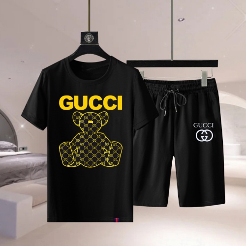 Cheap Gucci Tracksuits Short Sleeved For Men #1222637 Replica Wholesale [$68.00 USD] [ITEM#1222637] on Replica Gucci Tracksuits