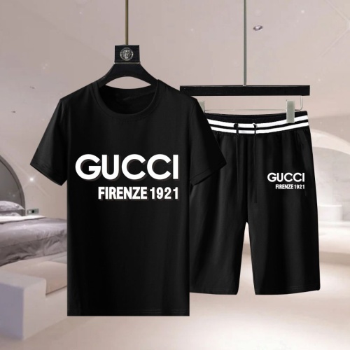 Cheap Gucci Tracksuits Short Sleeved For Men #1222638 Replica Wholesale [$68.00 USD] [ITEM#1222638] on Replica Gucci Tracksuits