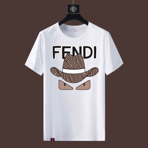 Cheap Fendi T-Shirts Short Sleeved For Men #1222653 Replica Wholesale [$40.00 USD] [ITEM#1222653] on Replica Fendi T-Shirts