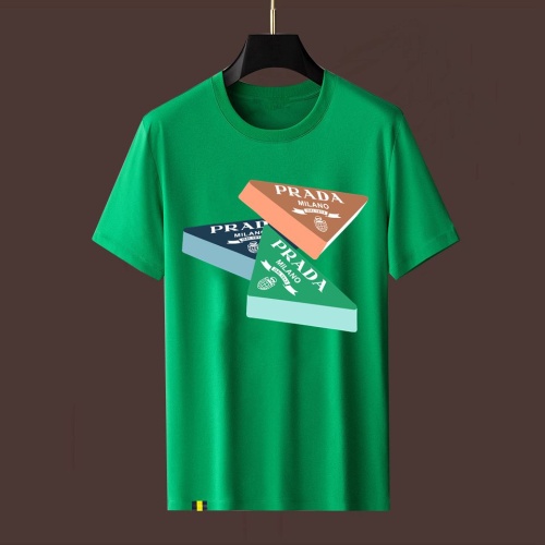 Cheap Prada T-Shirts Short Sleeved For Men #1222697 Replica Wholesale [$40.00 USD] [ITEM#1222697] on Replica Prada T-Shirts
