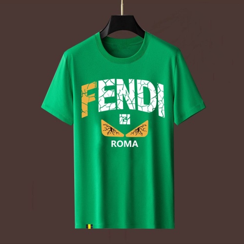 Cheap Fendi T-Shirts Short Sleeved For Men #1222720 Replica Wholesale [$40.00 USD] [ITEM#1222720] on Replica Fendi T-Shirts