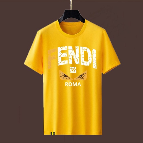 Cheap Fendi T-Shirts Short Sleeved For Men #1222721 Replica Wholesale [$40.00 USD] [ITEM#1222721] on Replica Fendi T-Shirts