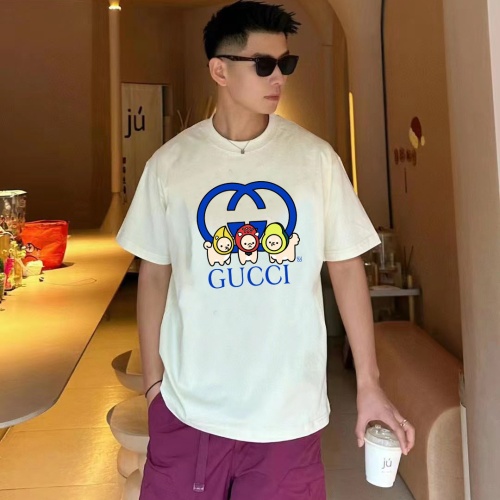 Cheap Gucci T-Shirts Short Sleeved For Unisex #1222741 Replica Wholesale [$34.00 USD] [ITEM#1222741] on Replica Gucci T-Shirts