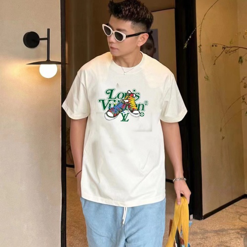 Cheap Louis Vuitton LV T-Shirts Short Sleeved For Unisex #1222750 Replica Wholesale [$34.00 USD] [ITEM#1222750] on Replica Louis Vuitton LV T-Shirts