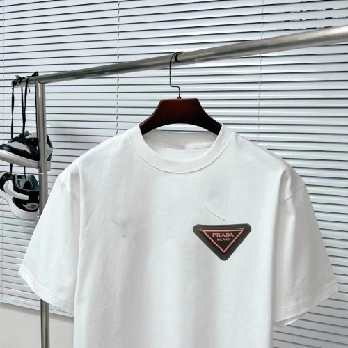 Cheap Prada T-Shirts Short Sleeved For Unisex #1222770 Replica Wholesale [$34.00 USD] [ITEM#1222770] on Replica Prada T-Shirts