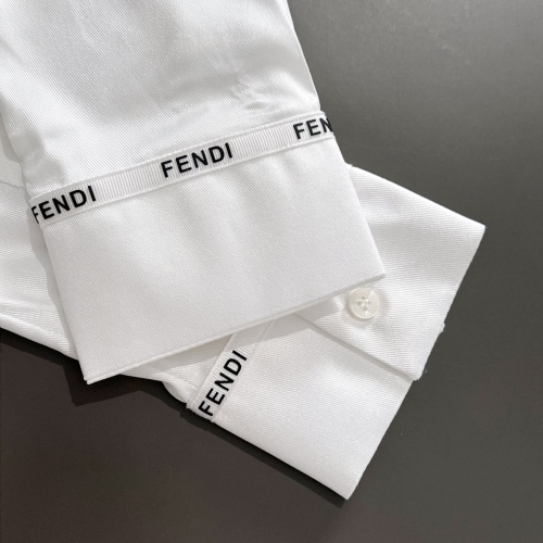 Cheap Fendi Shirts Long Sleeved For Unisex #1222990 Replica Wholesale [$85.00 USD] [ITEM#1222990] on Replica Fendi Shirts