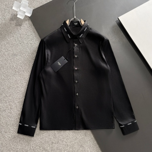 Cheap Fendi Shirts Long Sleeved For Unisex #1222991 Replica Wholesale [$85.00 USD] [ITEM#1222991] on Replica Fendi Shirts