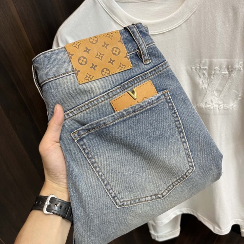 Cheap Louis Vuitton LV Jeans For Men #1223149 Replica Wholesale [$88.00 USD] [ITEM#1223149] on Replica Louis Vuitton LV Jeans