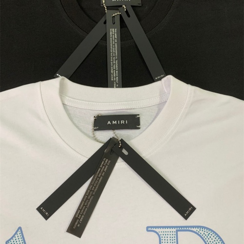 Cheap Amiri T-Shirts Short Sleeved For Unisex #1223163 Replica Wholesale [$34.00 USD] [ITEM#1223163] on Replica Amiri T-Shirts