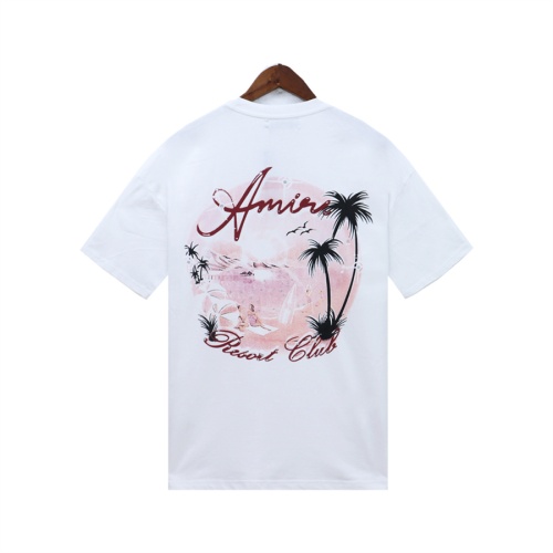 Cheap Amiri T-Shirts Short Sleeved For Unisex #1223167 Replica Wholesale [$32.00 USD] [ITEM#1223167] on Replica Amiri T-Shirts