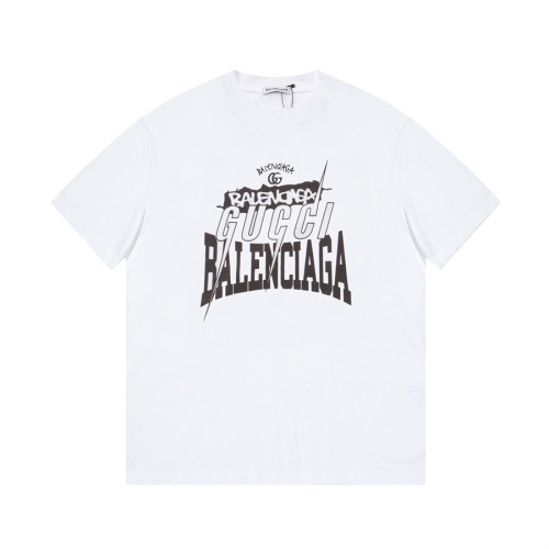 Cheap Balenciaga T-Shirts Short Sleeved For Unisex #1223234 Replica Wholesale [$45.00 USD] [ITEM#1223234] on Replica Balenciaga T-Shirts