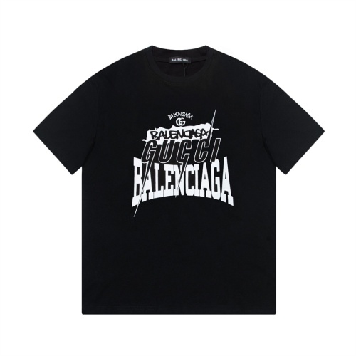 Cheap Balenciaga T-Shirts Short Sleeved For Unisex #1223236 Replica Wholesale [$45.00 USD] [ITEM#1223236] on Replica Balenciaga T-Shirts