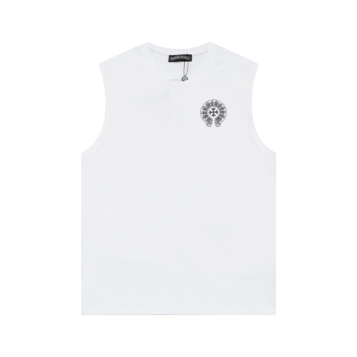 Cheap Chrome Hearts T-Shirts Sleeveless For Unisex #1223251 Replica Wholesale [$42.00 USD] [ITEM#1223251] on Replica Chrome Hearts T-Shirts