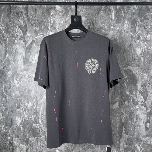 Cheap Chrome Hearts T-Shirts Short Sleeved For Unisex #1223298 Replica Wholesale [$45.00 USD] [ITEM#1223298] on Replica Chrome Hearts T-Shirts