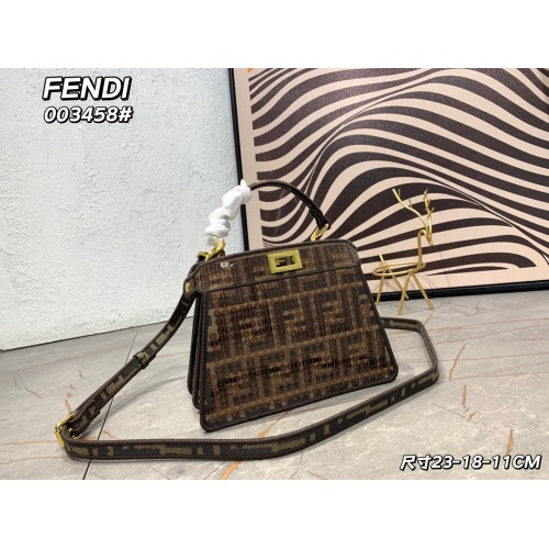 Cheap Fendi AAA Quality Messenger Bags For Women #1223427 Replica Wholesale [$140.00 USD] [ITEM#1223427] on Replica Fendi AAA Messenger Bags