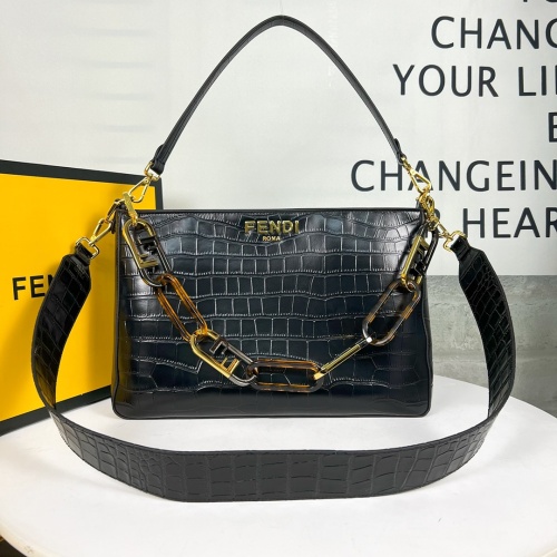 Cheap Fendi AAA Quality Shoulder Bags For Women #1223453 Replica Wholesale [$105.00 USD] [ITEM#1223453] on Replica Fendi AAA Quality Shoulder Bags