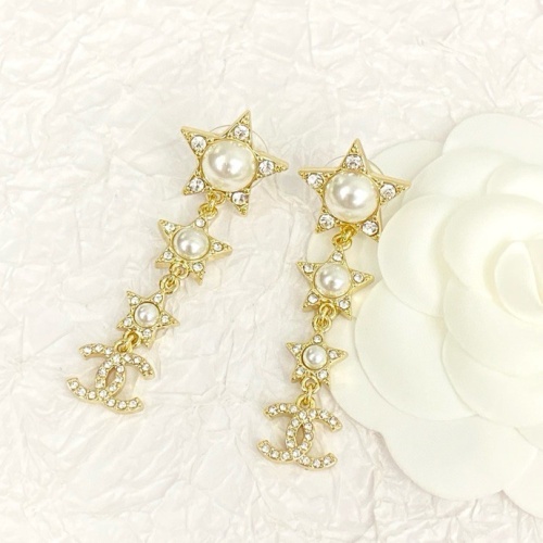 Cheap Chanel Earrings For Women #1223570 Replica Wholesale [$34.00 USD] [ITEM#1223570] on Replica Chanel Earrings