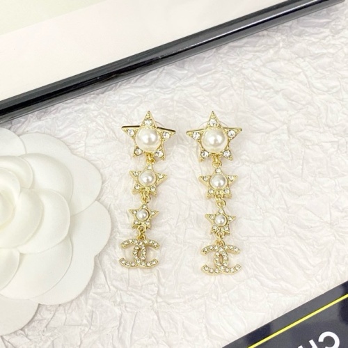 Cheap Chanel Earrings For Women #1223570 Replica Wholesale [$34.00 USD] [ITEM#1223570] on Replica Chanel Earrings