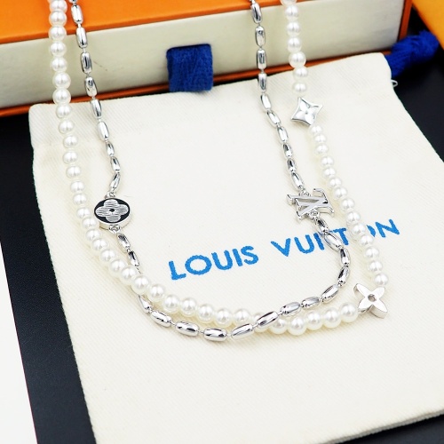 Cheap Louis Vuitton Necklaces #1223601 Replica Wholesale [$34.00 USD] [ITEM#1223601] on Replica Louis Vuitton Necklaces