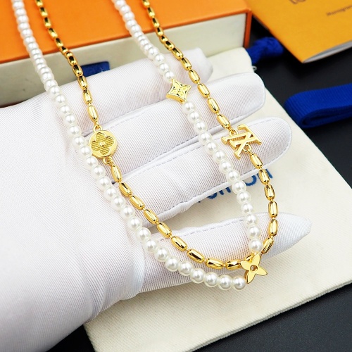 Cheap Louis Vuitton Necklaces #1223602 Replica Wholesale [$34.00 USD] [ITEM#1223602] on Replica Louis Vuitton Necklaces