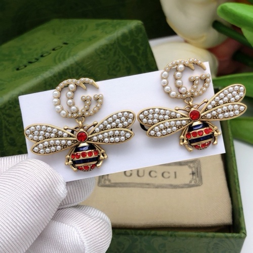 Cheap Gucci Earrings For Women #1223609 Replica Wholesale [$32.00 USD] [ITEM#1223609] on Replica Gucci Earrings